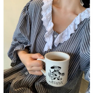 [무료배송] 리넨느 레이스 블라우스