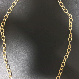 14k 5.1mm 오벌체인 목걸이 시착만해봄