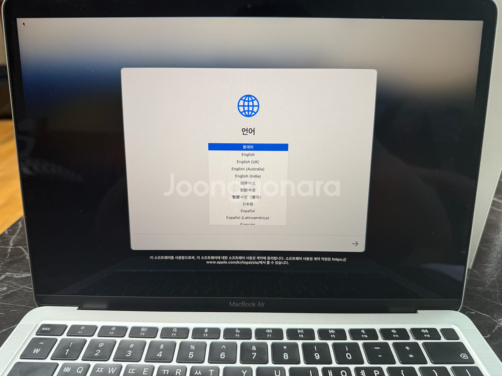 맥북에어 m1 8GB 256GB--3