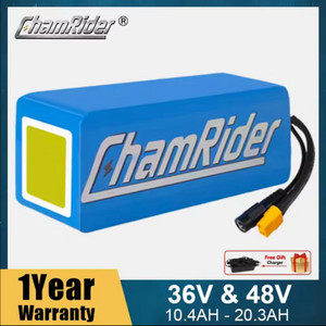 ChamRider 전기 자전거 배터리(컨버터 포함)