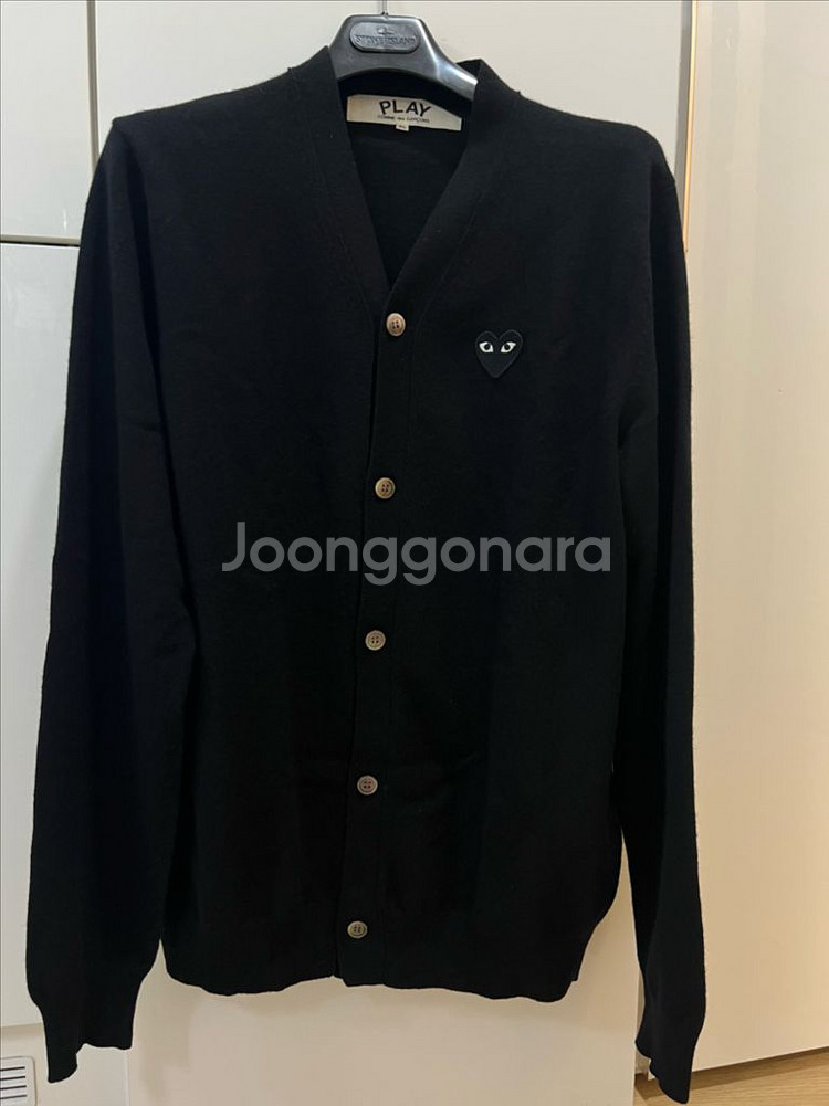 꼼데가르송 블랙와펜가디건 xl--0