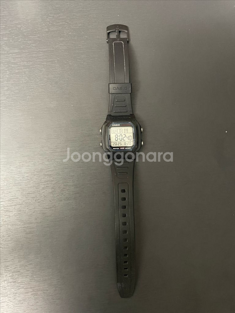 카시오 군인 시계 W-800H-1A--0