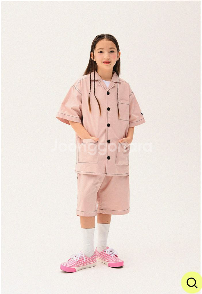 히로 코튼 릴렉스 상하 150사이즈--3