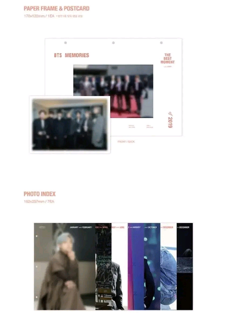 미개봉/택포) 방탄소년단 BTS 2019 메모리즈--5