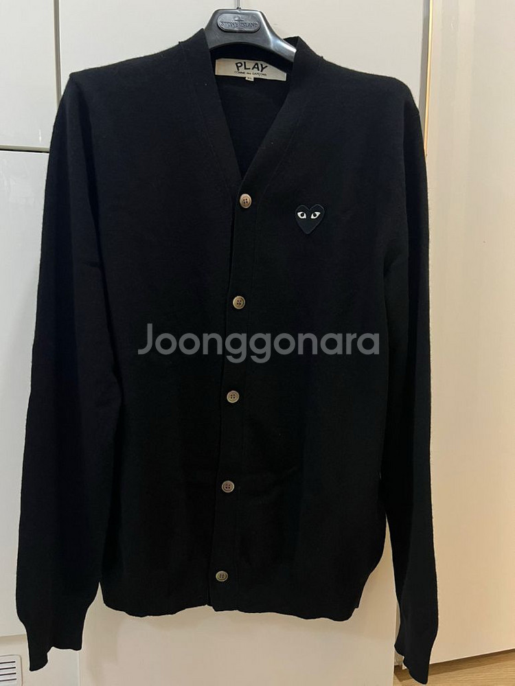 꼼데가르송 블랙와펜가디건 xl--0