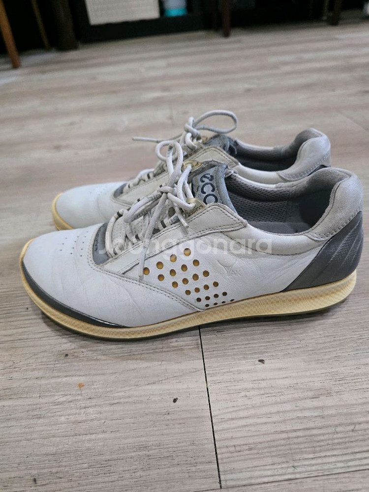 ECCO GOLF 바이움 야크가죽 골프화38 245mm--0
