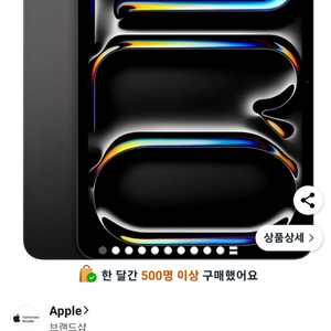 아이패드프로11 M4 256G wifi 스그 미개봉