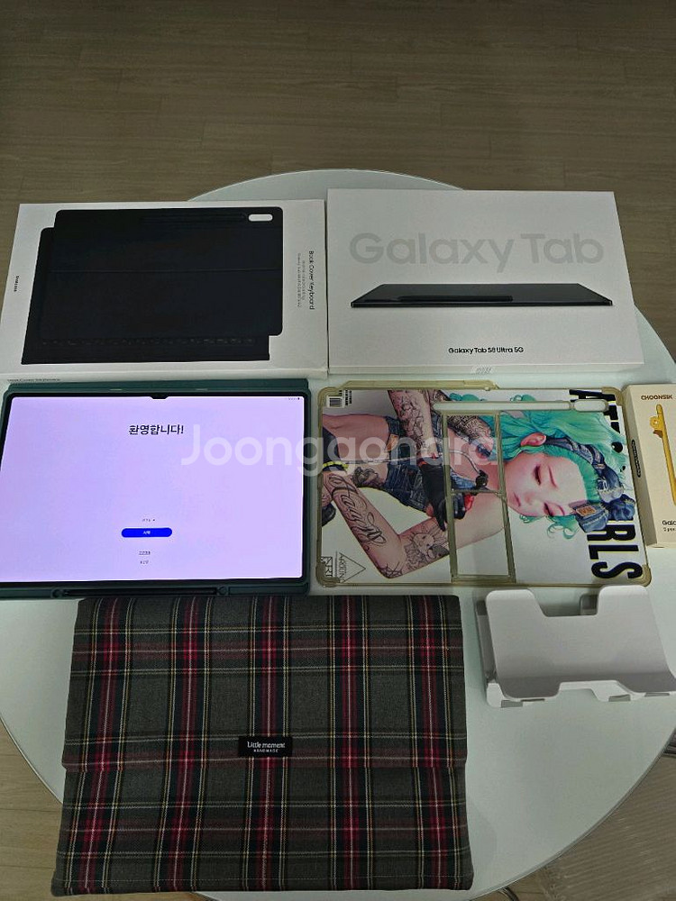 갤럭시 탭 S8 울트라 128GB+삼성 SD 512GB--3