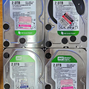 WD 2TB HDD 4개 일괄판매