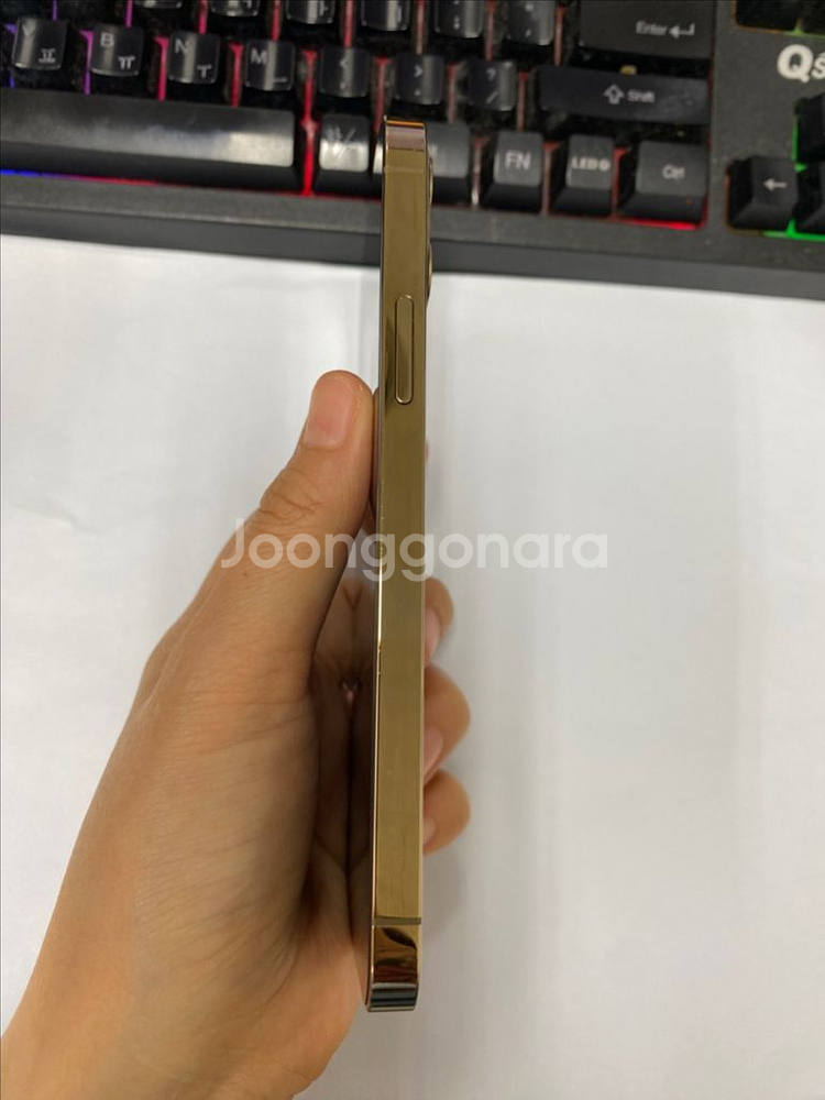 아이폰12프로 골드 AA급 128GB 배터리100%--6