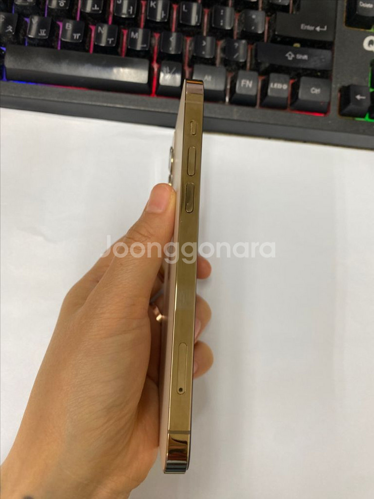 아이폰12프로 골드 AA급 128GB 배터리100%--4