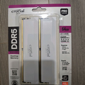 마이크론 crucial ddr5 pro 6400 64g
