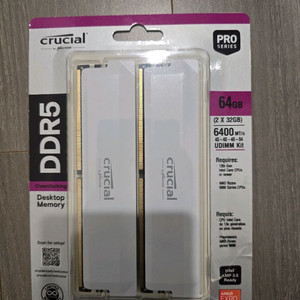 마이크론 crucial ddr5 pro 6400 64g