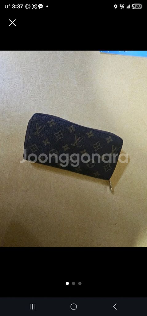 루이비통 모노그램 장지갑--2