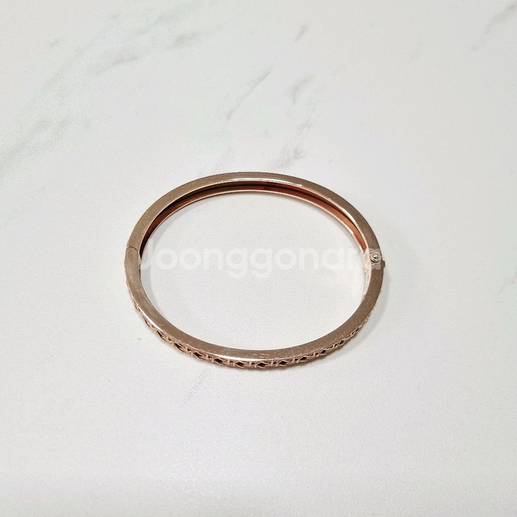 14k핑크골드 뱅글팔찌(18cm)--0