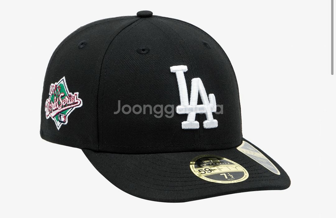 MLB 월드 시리즈 LA 다저스 로우 프로파일 사이즈캡--0