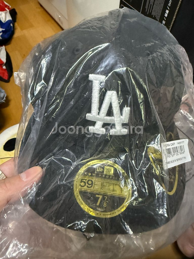 MLB 월드 시리즈 LA 다저스 로우 프로파일 사이즈캡--1
