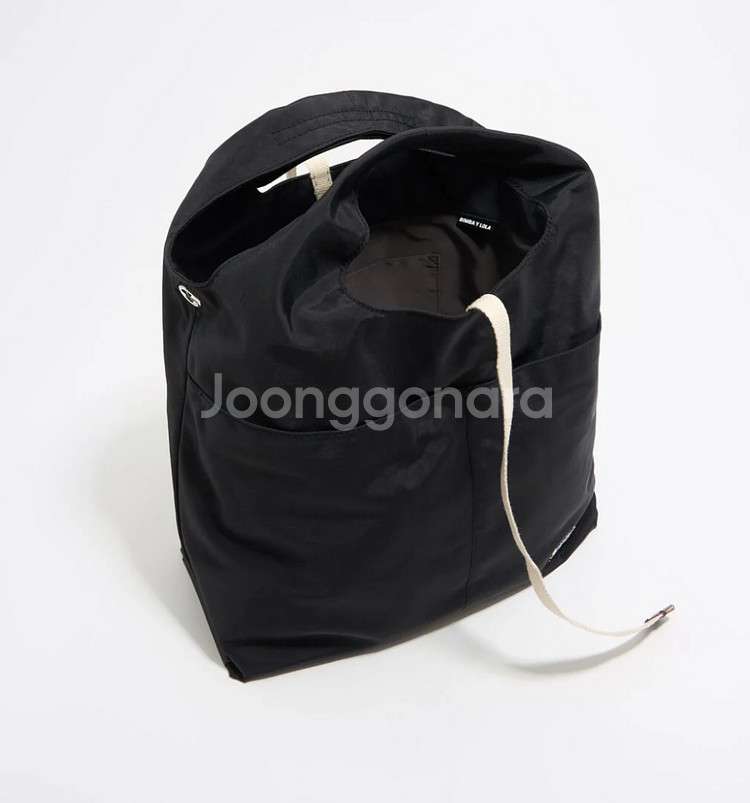 빔바이롤라 페이퍼 미듐백 블랙--1