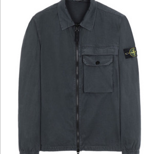 스톤아일랜드 20FW 올드이펙트 셔츠자켓 스틸그레이 M