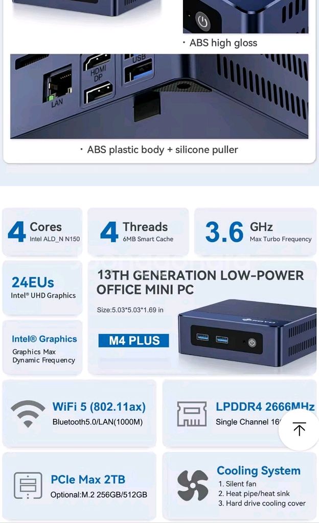 미니PC(N150 8램 256기가SSD)--1