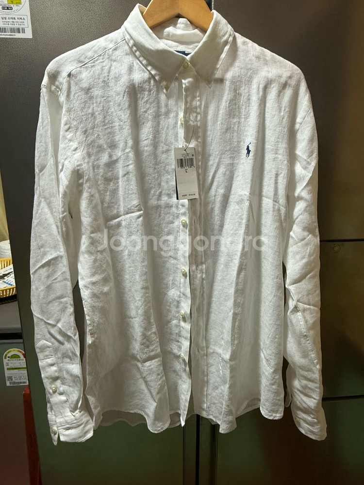 폴로 랄프로렌 린넨셔츠 L 클래식핏 새상품 팝니다--0