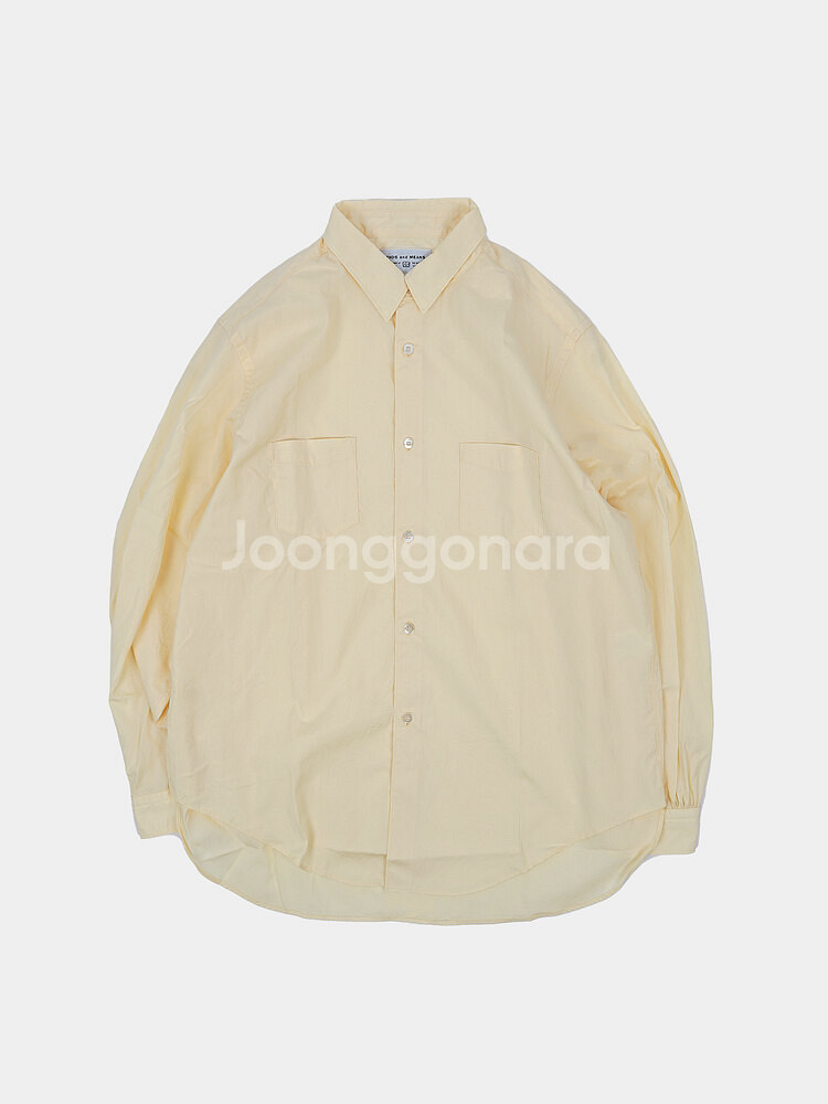 엔즈앤드민즈 올더스셔츠(light yellow -XL)--4