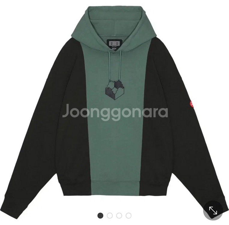 24ss카브엠트 paneled two ton 후드 판매--1