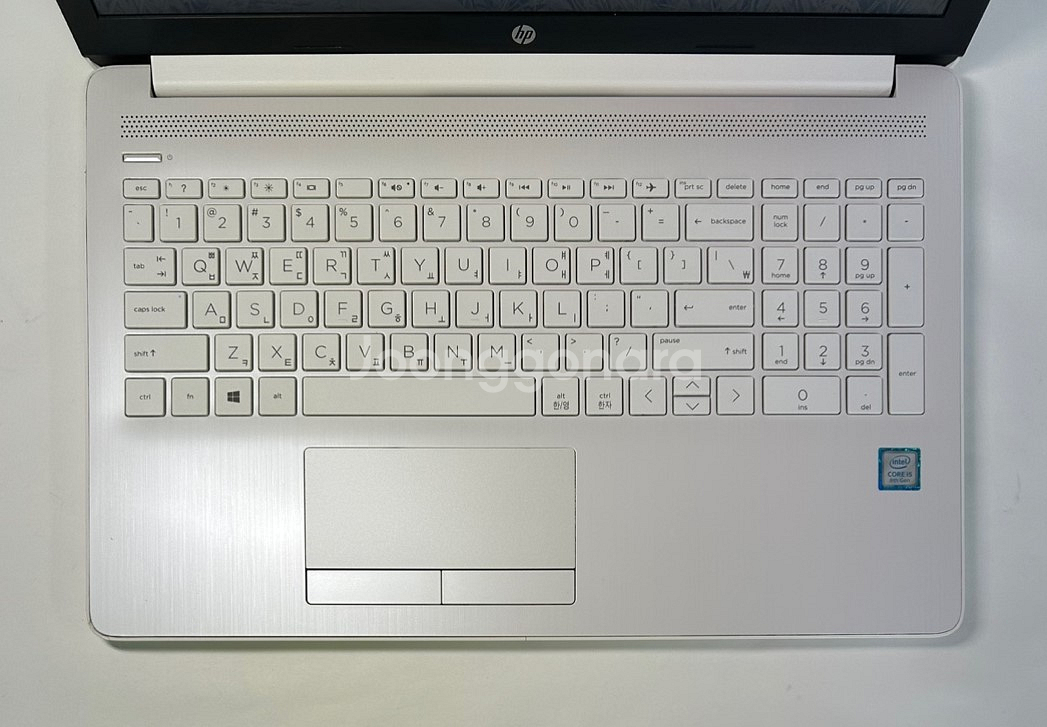 HP 15.6in FHD 화이트 가성비 사무용 노트북--1