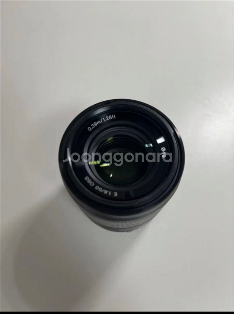 [소니/상태좋음]여친렌즈 SEL 50mm f1.8 블랙--1