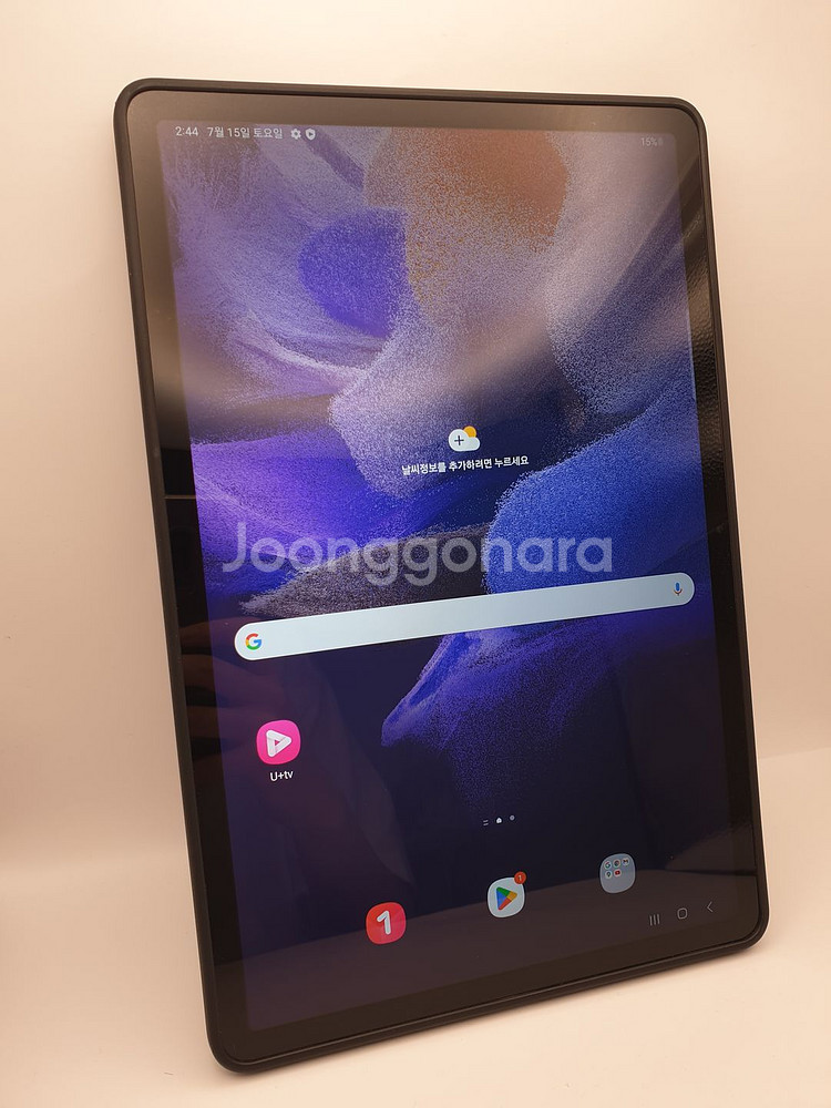 갤럭시 탭S7FE WIFI 64G S급+S펜+정품케이스--0