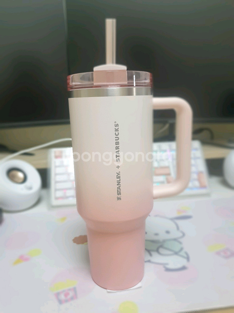 스타벅스 스탠리 핑크 켄처 텀블러--0