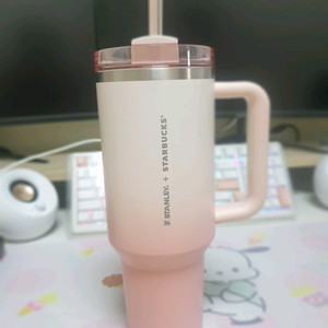 스타벅스 스탠리 핑크 켄처 텀블러