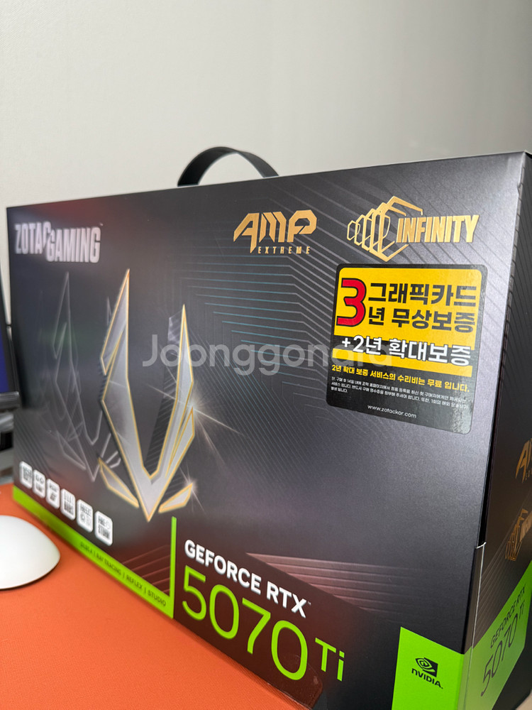조텍 rtx 5070ti amp 인피니티 2일사용--0