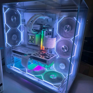 9800x3d 5080 리안리 화이트 셋팅 팝니다