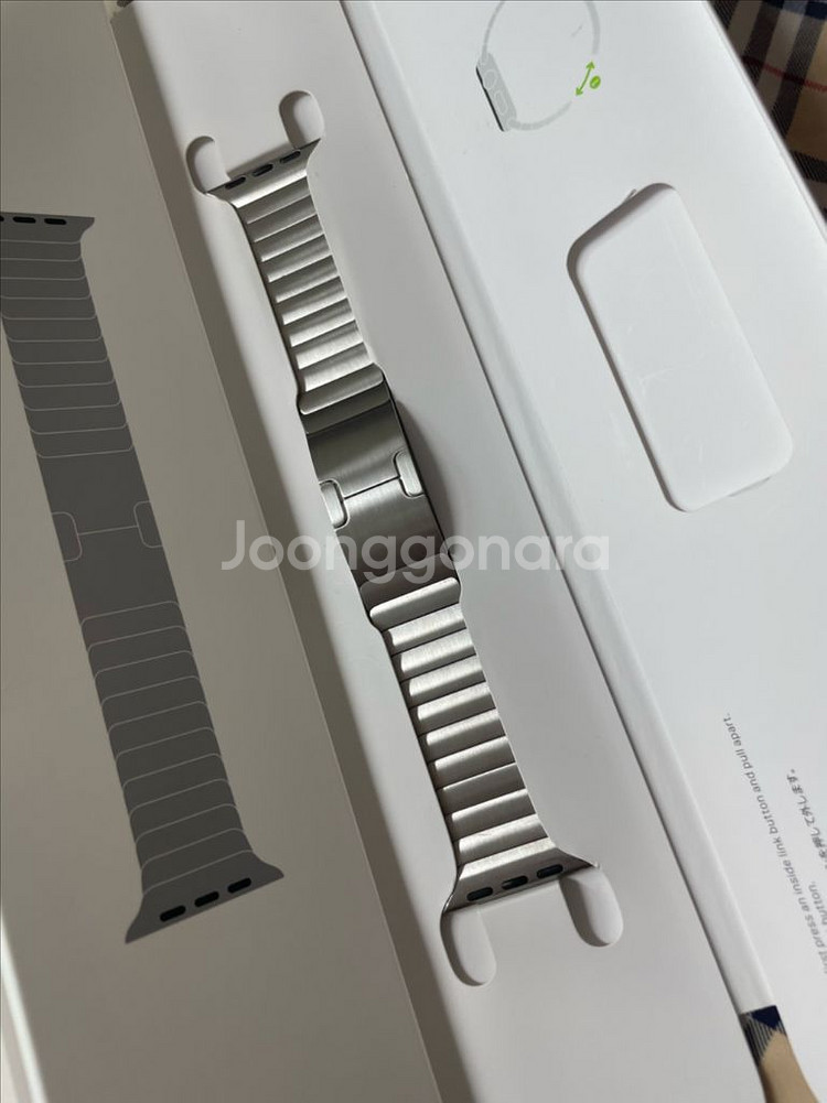 애플워치 링크브레이슬릿 38mm 실버 SS급--0