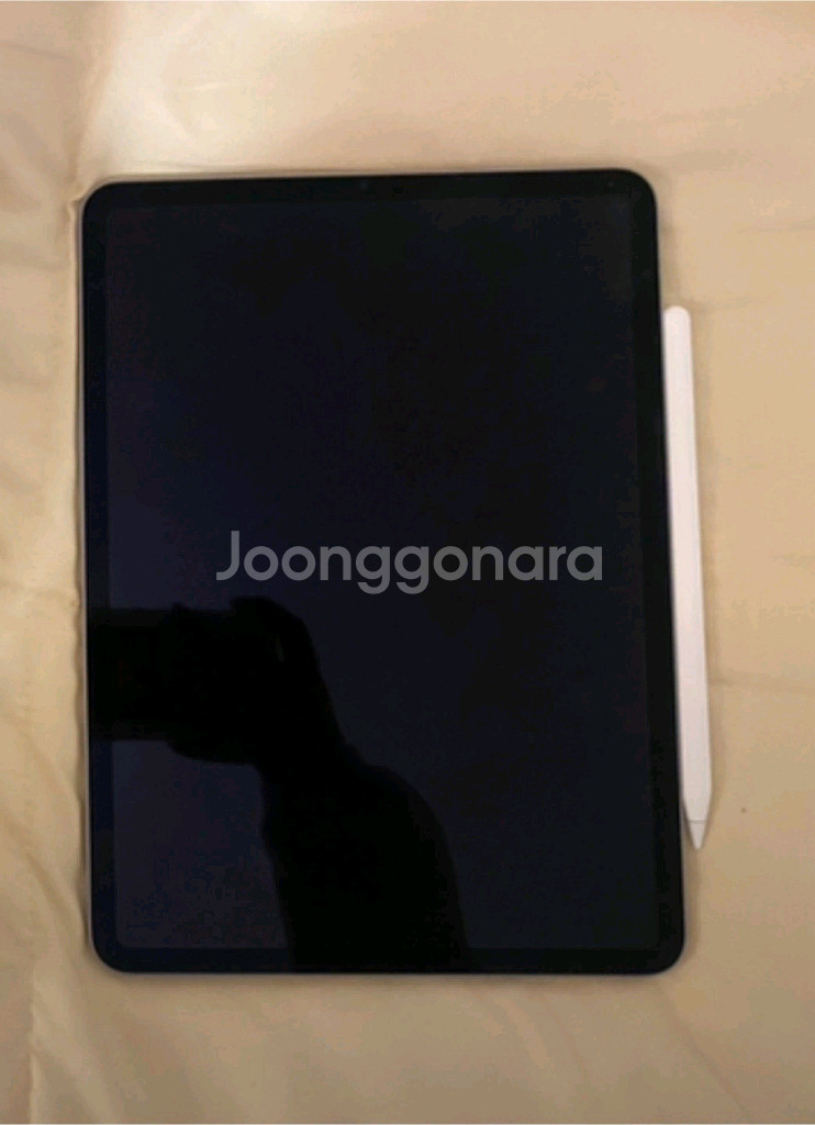 아이패드 프로 M2셀룰러 새상품급+짭플펜슬+케이스--1