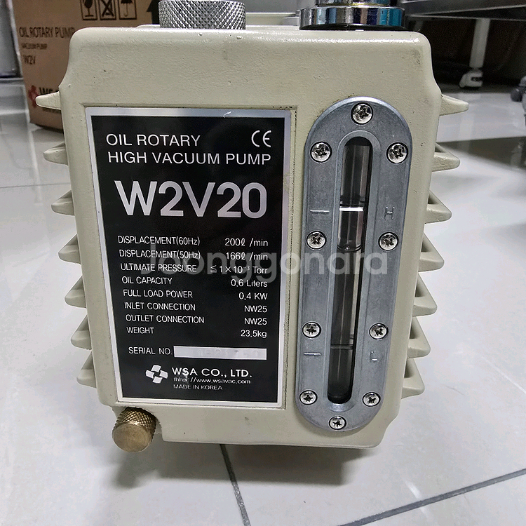 WSA W2V20 진공펌프--2
