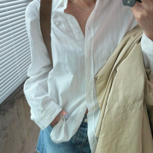 (F) 프로스트제이 리코타 루즈핏 셔츠 아이보리 거의새