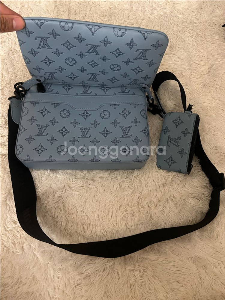 루이비통 트리오 메신저백 풀세트--1