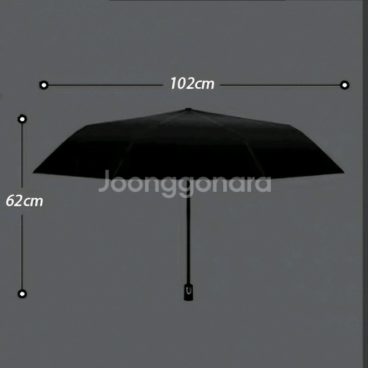 크롬 우산 / 양산<선물용도>무배 새상품<블랙>--9