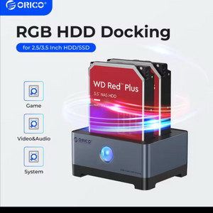 RGB 하드 드라이브 도킹 스테이션, HDD 케이스