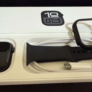 애플워치10 46mm gps 제트블랙