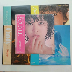 마츠다 세이코 5장 세트 LP(1+4+5+6+7집)