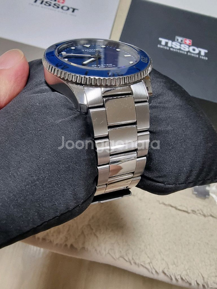 티쏘씨스타1000 청판(풀박)40mm 쿼츠--2