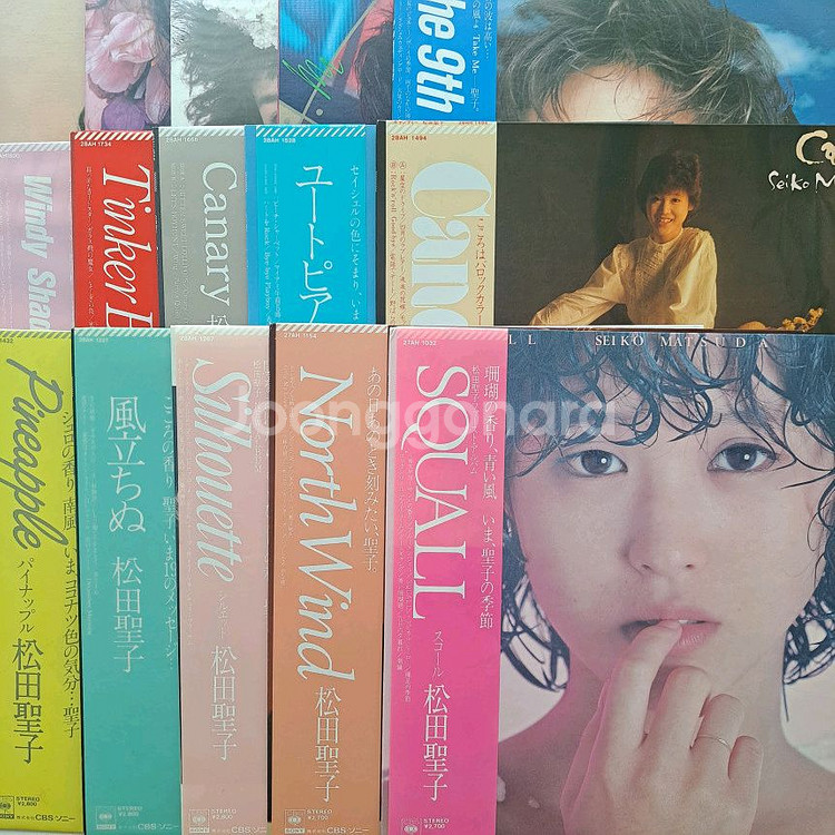 마츠다 세이코 15장 세트(1-15집) LP--0