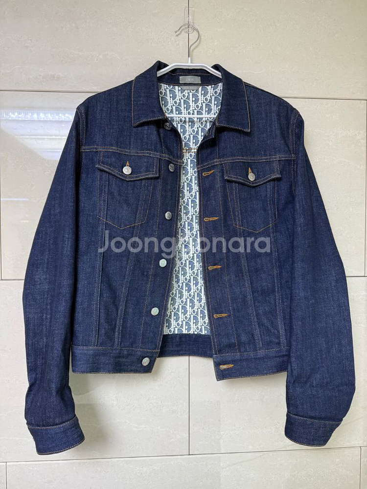 (새상품급) 디올 오블리크 데님 청자켓 46siz--0
