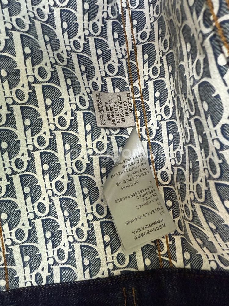 (새상품급) 디올 오블리크 데님 청자켓 46siz--2