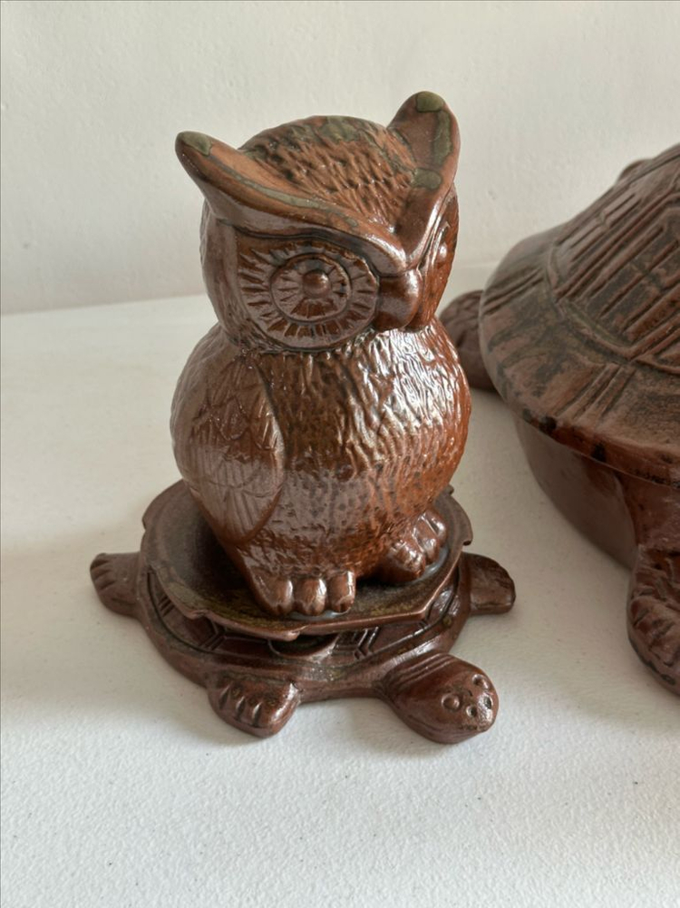 생기 도자기 거북이,부엉이 풍수지리 이미지