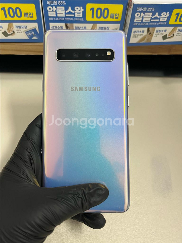 SKT갤럭시S10 5G 256G 실버 A급!--1