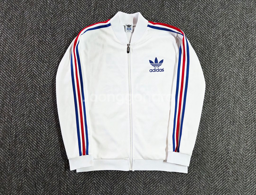 [유일매물] 아디다스 00s 화이트 백로고 트랙탑 져지--0